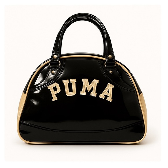 ** 🖤 PUMA Vintage 2001 Mini Duffel Barrel Bag 🏆**, EUC, $40 - Picture 1 of 9